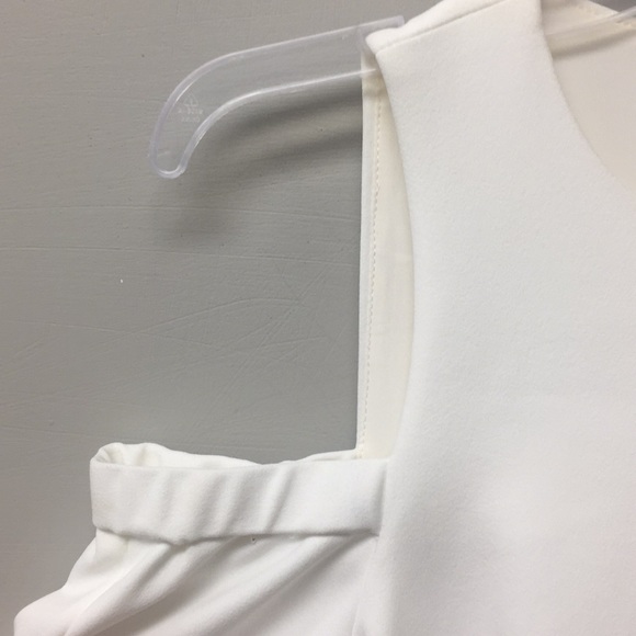 Tibi Could Shoulder Ivory Shift Dress - Picture 3 of 8